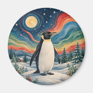 Aimant Le Solstice d'Hiver du Manchot Céleste