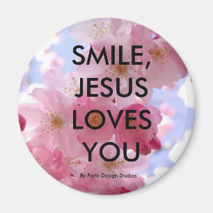 AIMANT LE SOURIRE, JÉSUS VOUS AIME.