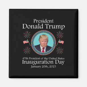 Aimant Le souvenir de l'investiture du président Donald T
