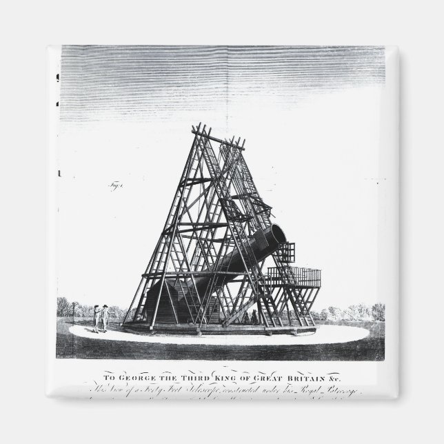 Aimant Le télescope à 40 pieds de William Herschel (Devant)