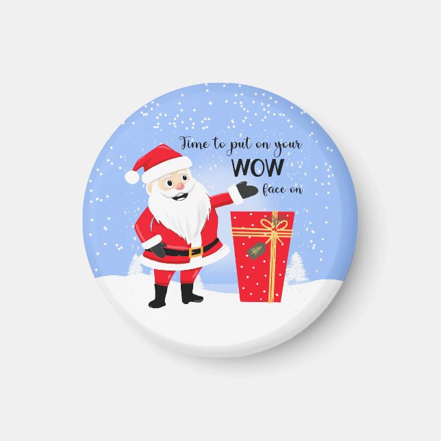 Aimant le temps de mettre votre wow face à Joyeux Noël Ca (Devant)