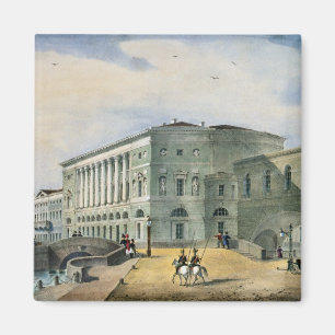 Aimant Le théâtre d'ermitage comme vu de Vassily