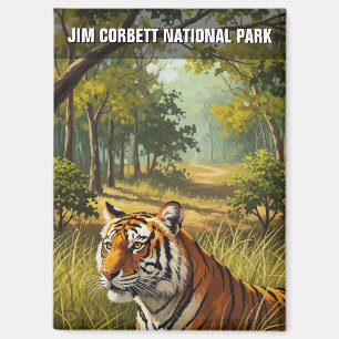 Aimant Le tigre dans le parc national Jim Corbett