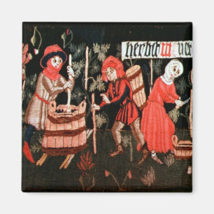 Aimant Le travail des mois, d'Alsace