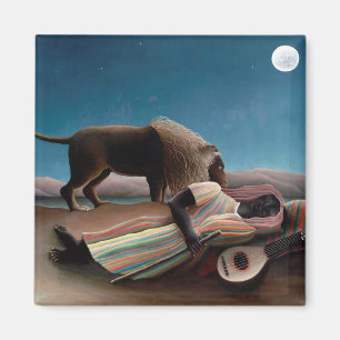 Aimant Le Tsigane endormi, Henri Rousseau