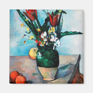 Aimant Le Vase des Tulipes, Paul Cezanne