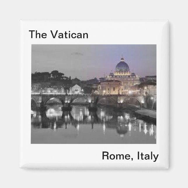 Aimant Le Vatican. Italy (homonymie) (Devant)