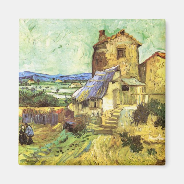 Aimant Le Vieux Moulin par Vincent van Gogh (Devant)