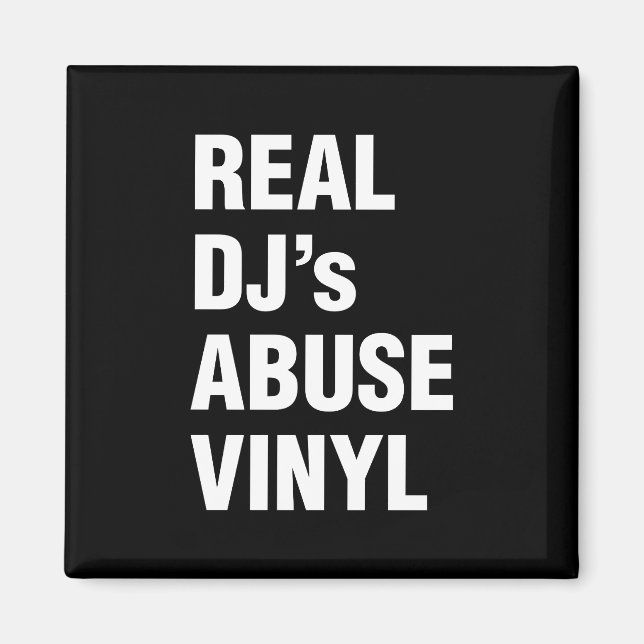 AIMANT LE VINYLE DE LA VIOLENCE DE VÉRITABLE DJ (Devant)