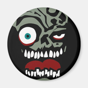 Aimant Le visage de zombi du sort malheureux