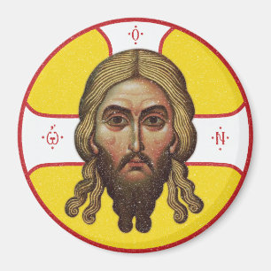 Aimant Le Visage Du Christ Icône Orthodoxe