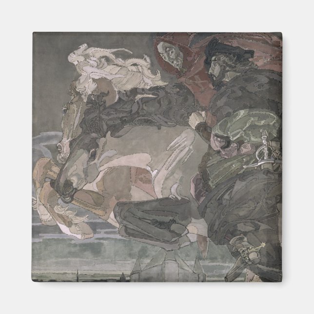 Aimant Le vol de Faust et Mephistopheles, 1896 (Devant)