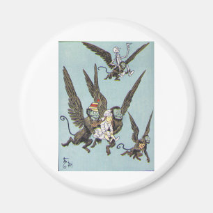 Aimant Le vol Monkeys la couleur