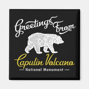 Aimant Le volcan capulin L'ours