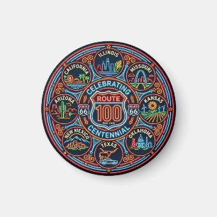 Aimant Le voyage centenaire de la Mother Road