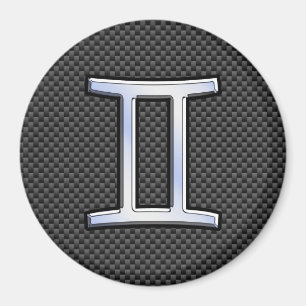 Aimant Le zodiaque de Gémeaux se connectent la copie de