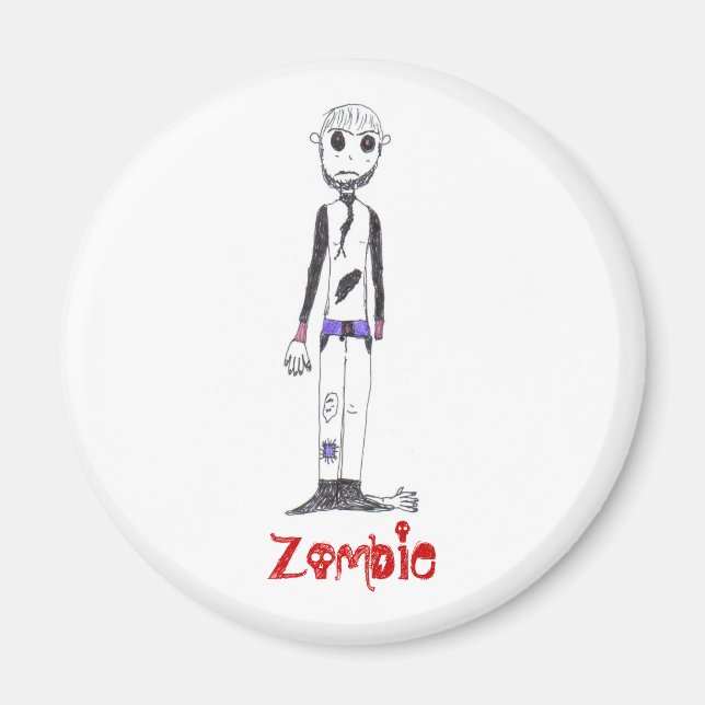 Aimant Le zombie (Devant)