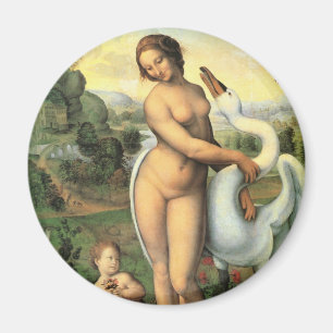 Aimant Leda et le cygne par Leonardo da Vinci
