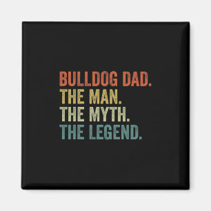 Aimant Légende Mythe Homme Papa Chien Vintage