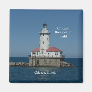 Aimant léger de Breakwater de Chicago