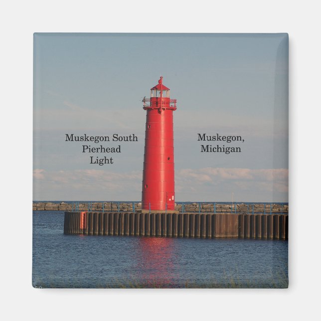 Aimant léger de tête de pont sud de Muskegon (Devant)