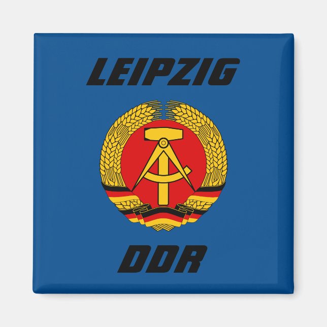 Aimant Leipzig, DDR - Deutsche Demokratische Republik (Devant)