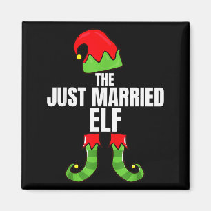 Aimant L'Elfe Marié Correspondant à la Famille de Noël Gr