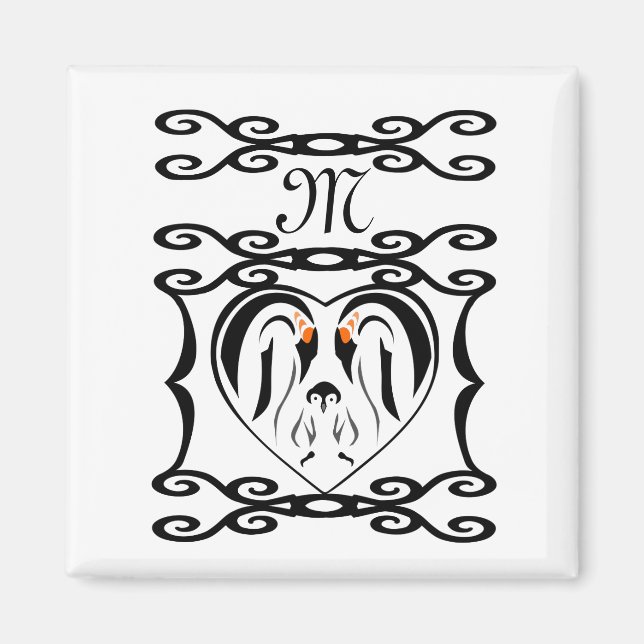 Aimant L'empereur Penguin pour toujours aimer les oiseaux (Devant)