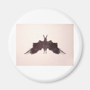 Aimant L'encre d'essai de Rorschach éponge la mite de