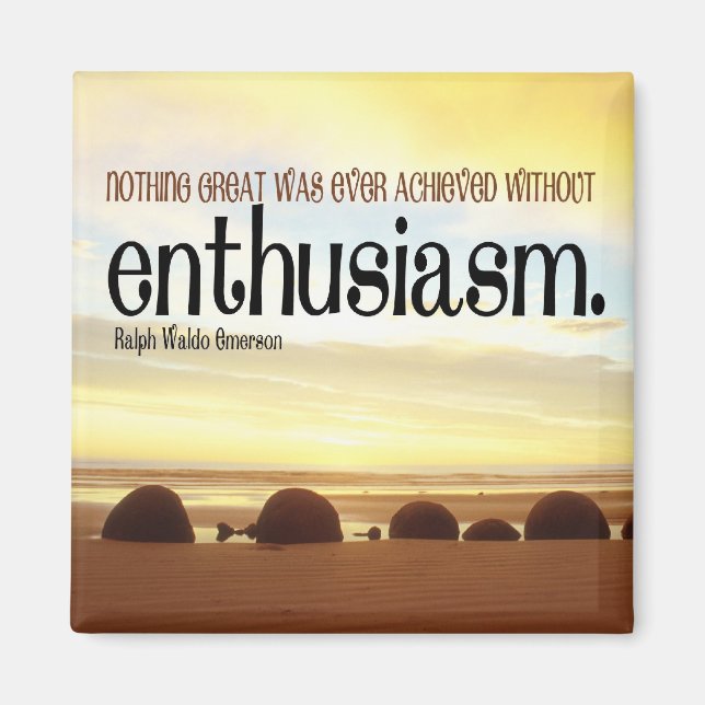 Aimant L'engouement et l'aimant de motivation (Devant)