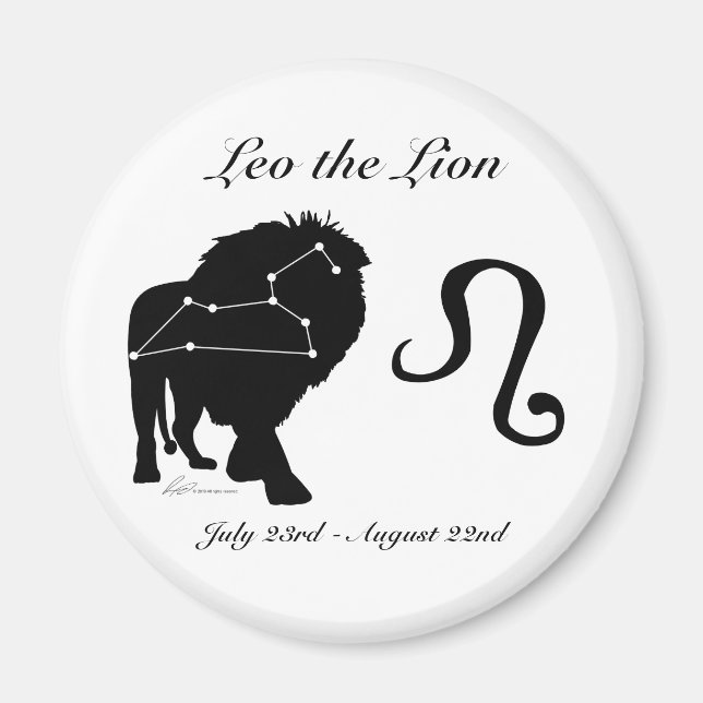 Aimant Léo Constellation/Aimant Zodiaque (Devant)