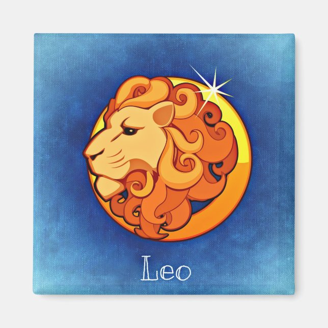 aimant leo zodiaque (Devant)