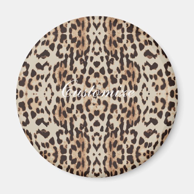 Aimant Leopard Spots Motif Thunder_Cove (Devant)