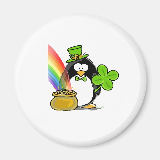 Aimant Leprechaun Penguin (Devant)
