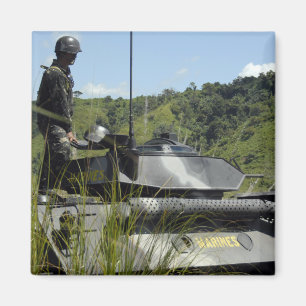 Aimant L'équipe de débarquement de bataillon marine