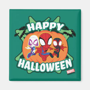 Aimant L'équipe Spidey Joyeux Halloween