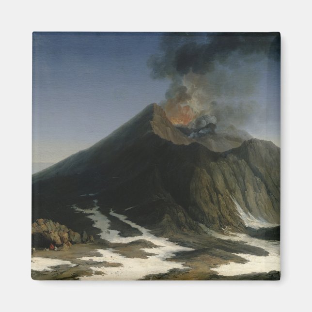 Aimant L'éruption de l'Etna (Devant)