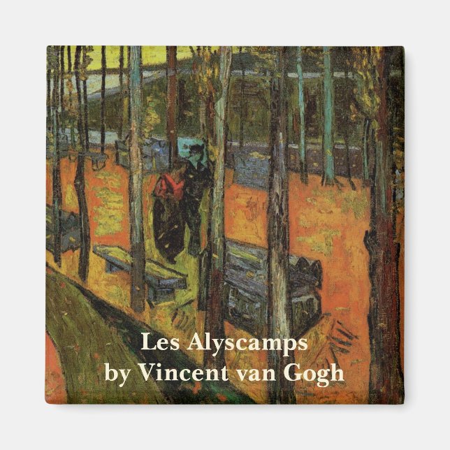 Aimant Les Alyscamps (cimetière) par Vincent van Gogh (Devant)