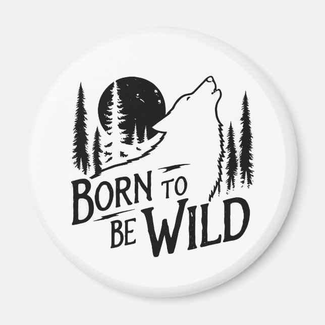 Aimant Les amateurs d'aventure Born To Be Wild (Devant)