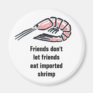 Aimant Les amis ne laissent pas leurs amis manger à l'imp