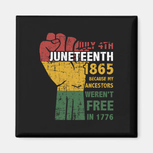 Aimant Les ancêtres n'étaient pas libres en 1865 4 juille
