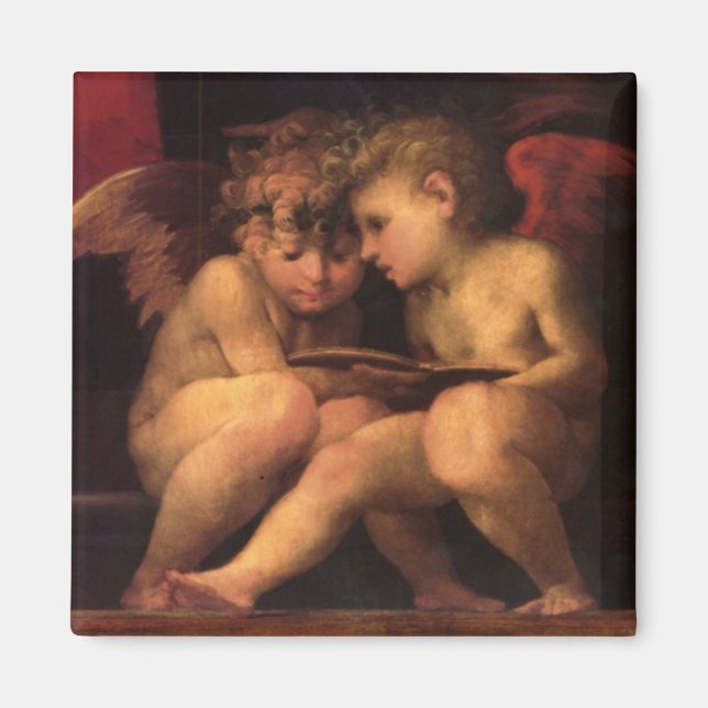 Aimant Les anges de Madonna Enthroné par Fiorentino (Devant)