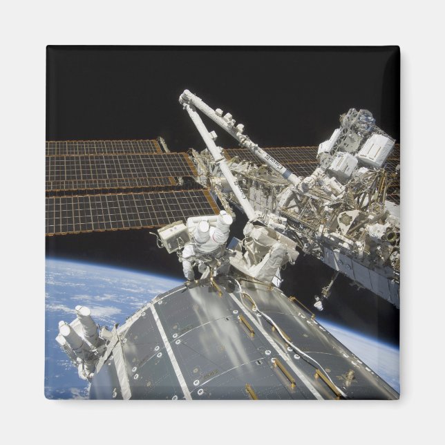 Aimant Les astronautes effectuent une série de tâches (Devant)