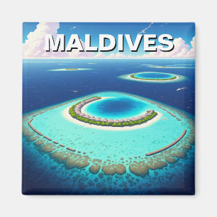 Aimant Les atolls des Maldives Océan Indien