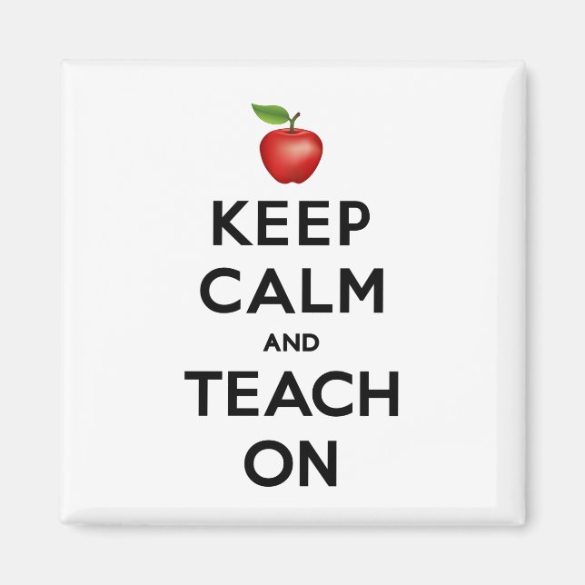 Aimant Les bons enseignants sont magnétiques (Devant)