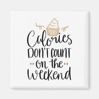 Aimant Les calories ne comptent pas l'aimant