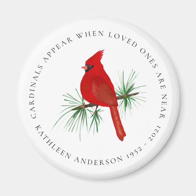 Aimant Les Cardinaux Apparaissent Quand Les Aimés Sont Pr (Devant)