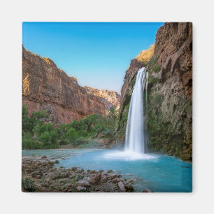 Aimant Les cascades Chutes Havasu au coucher du soleil