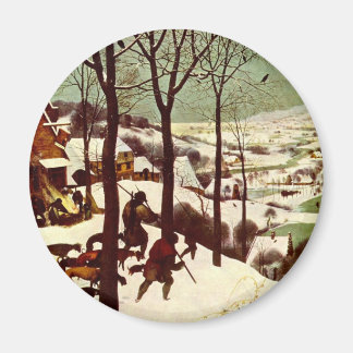 Aimant Les chasseurs dans la neige - 1565