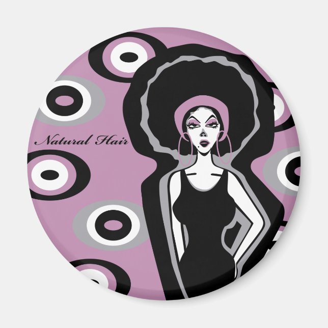 Aimant Les cheveux Natura (Devant)